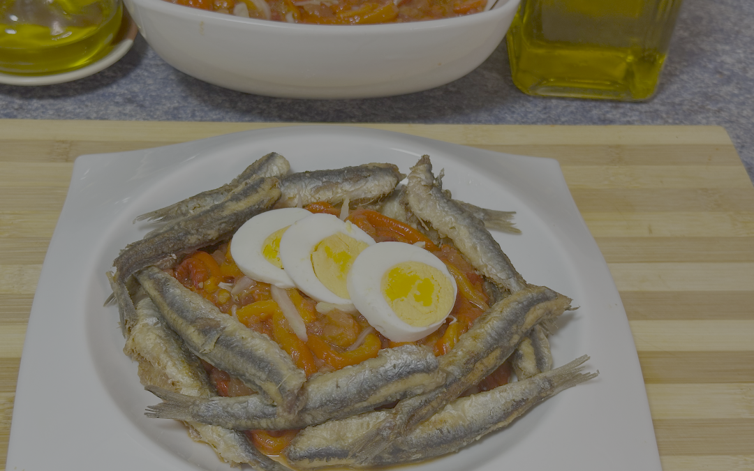Zorongollo Extremeño con boquerones fritos