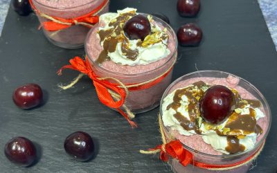 Mousse Cremosa de Cerezas del Valle del Jerte